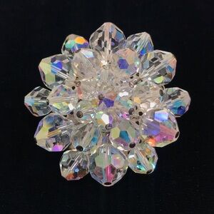 Vintage Crystal Brooch